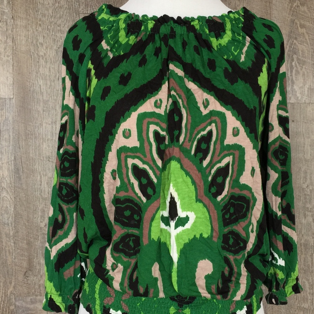 INC Green Multicolor Knitwear Top